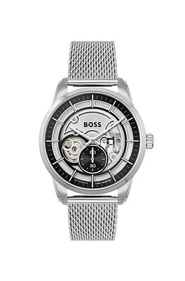 Hugo boss signature clearance skeleton watch