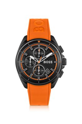 Hugo boss orange watch blue clearance strap