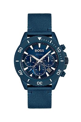 Navy hugo boss watch hot sale