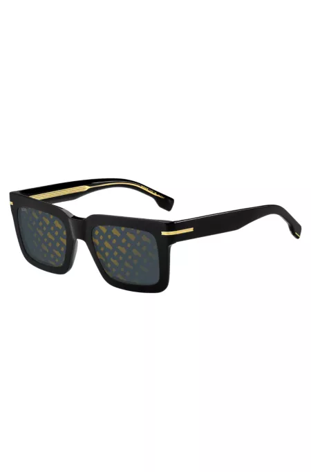 Acetate sunglasses with signature hardware detail
