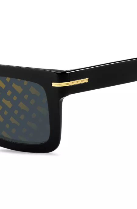 Acetate sunglasses with signature hardware detail