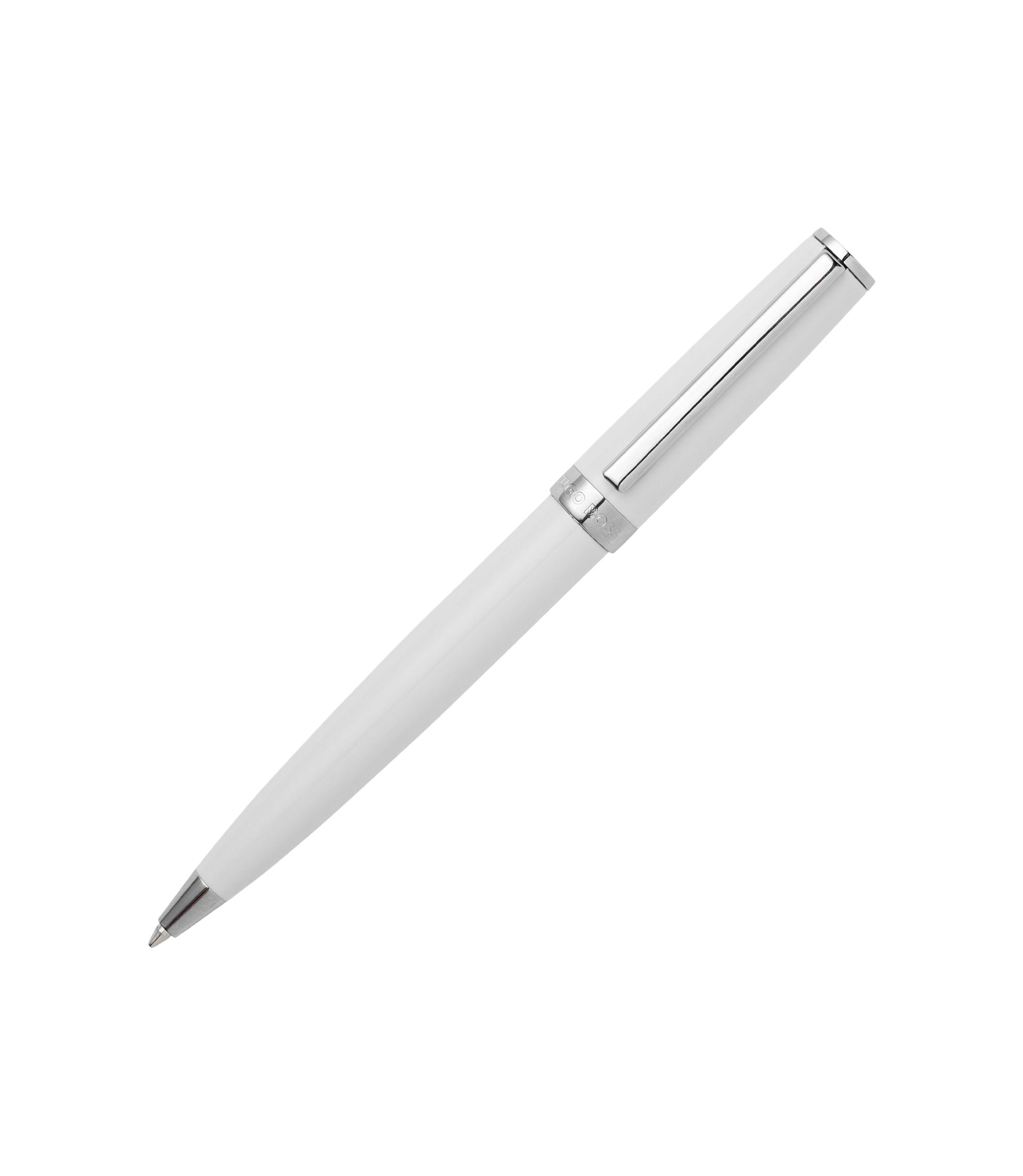 BOSS - ボールペン グロッシーホワイト ラッカー ロゴリング