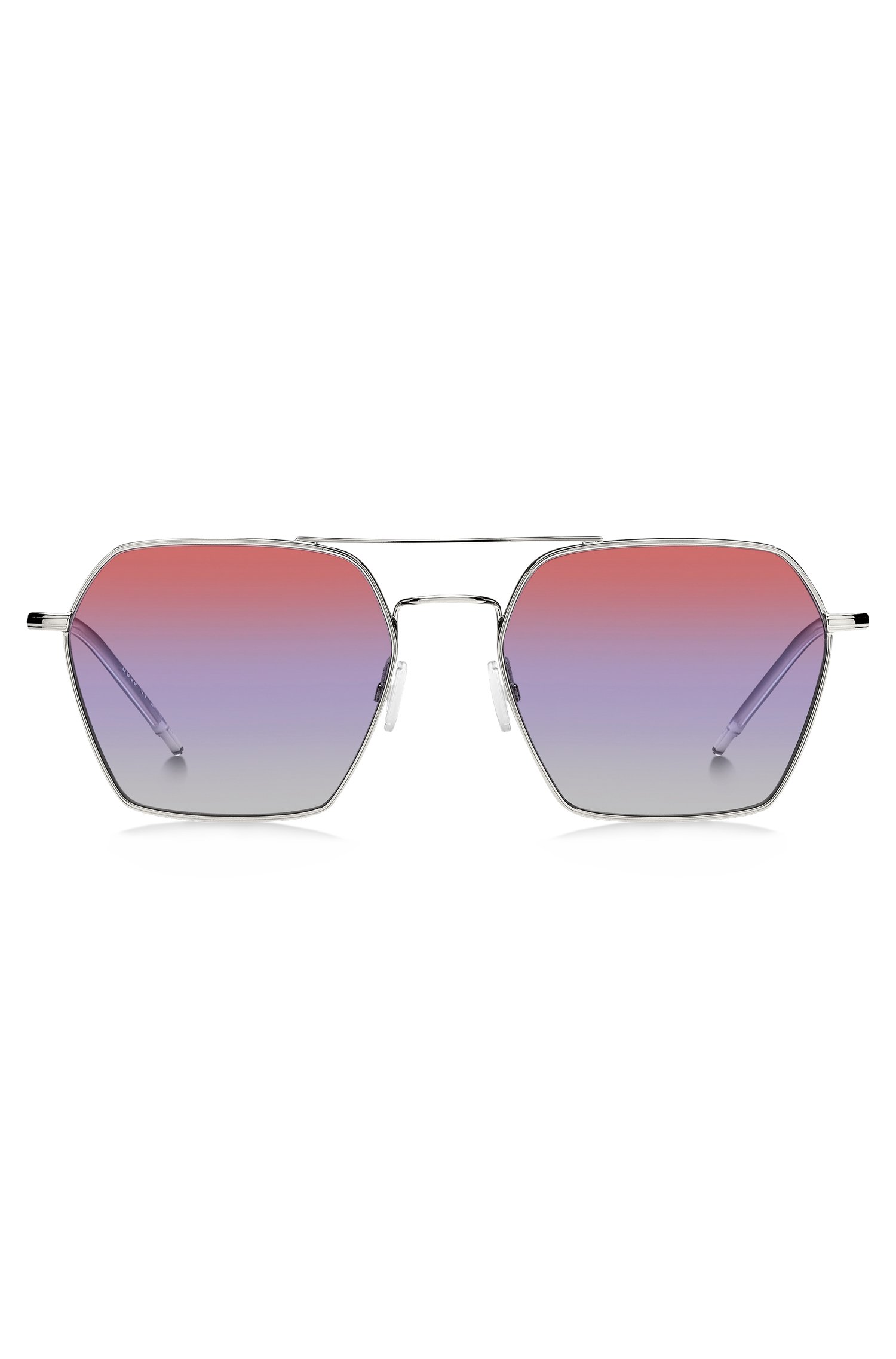 Boss Double-bridge sunglasses with multicoloured lenses solglasögon dam – bild 2