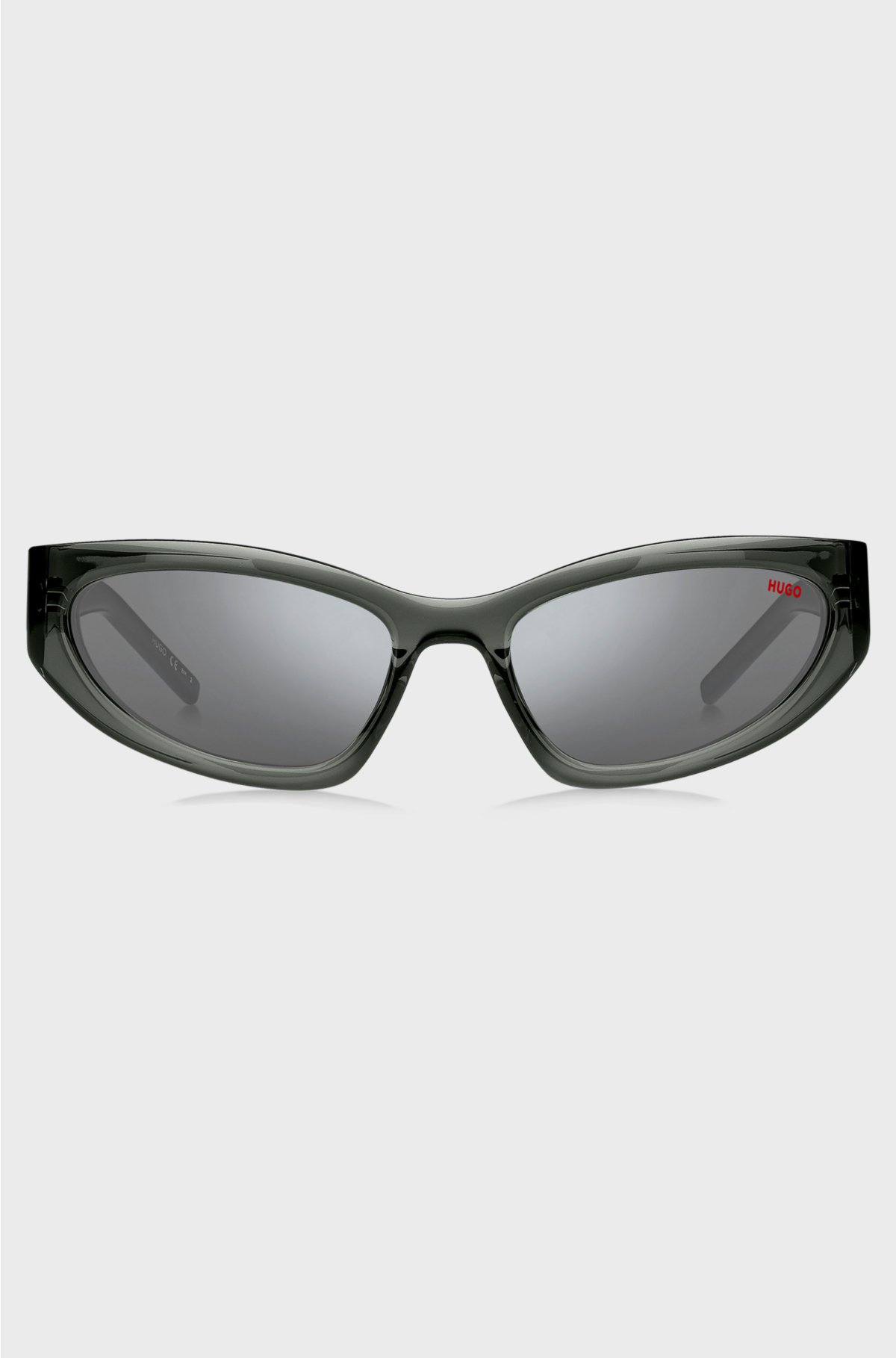 Grey-acetate sunglasses with 3D monogram, Grey
