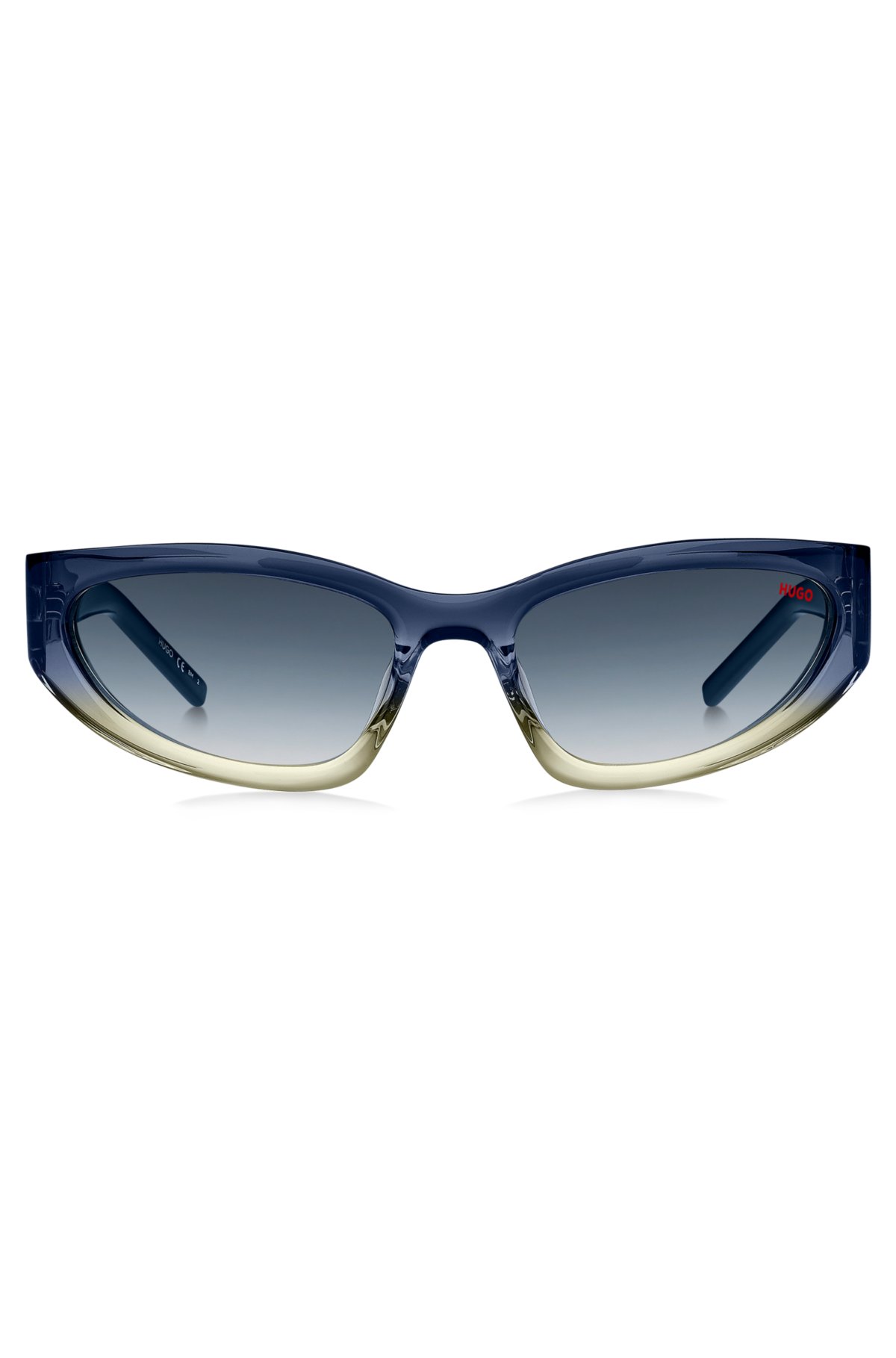 HUGO - Tofarvede solbriller i blåt og