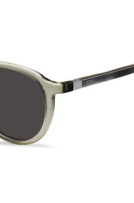 Translucent-effect sunglasses with 360&deg; hinges, Patterned