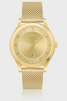 Gold-effect watch with tonal dial, Gold