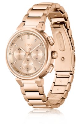 Gold-tone watch with tonal dial, Gold