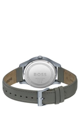 Boss Grey-plated watch analoga klockor herr – bild 2