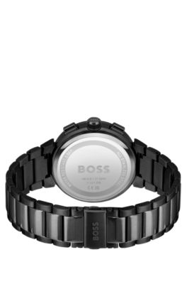 hugo boss black plated watch