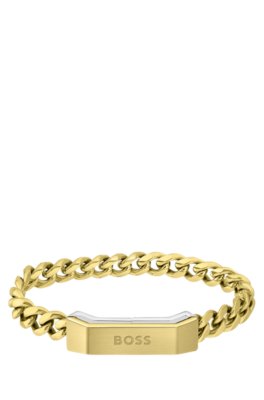 Bracelet chaîne avec fermoir magnétique logoté: Small
