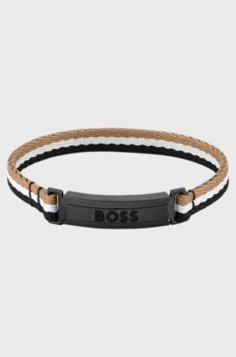 Signature-stripe cuff with logo clasp: small, Assorted-Pre-Pack