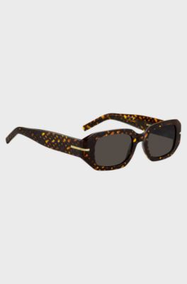 Acetate sunglasses with monogram pattern, Patterned