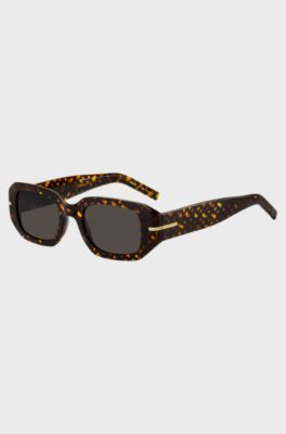 Acetate sunglasses with monogram pattern, Patterned