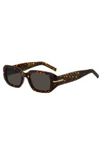 Acetate sunglasses with monogram pattern, Patterned
