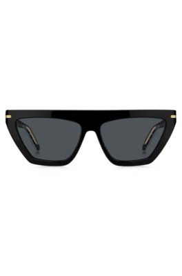Boss Black-acetate sunglasses with gold-tone details solglasögon dam – bild 2
