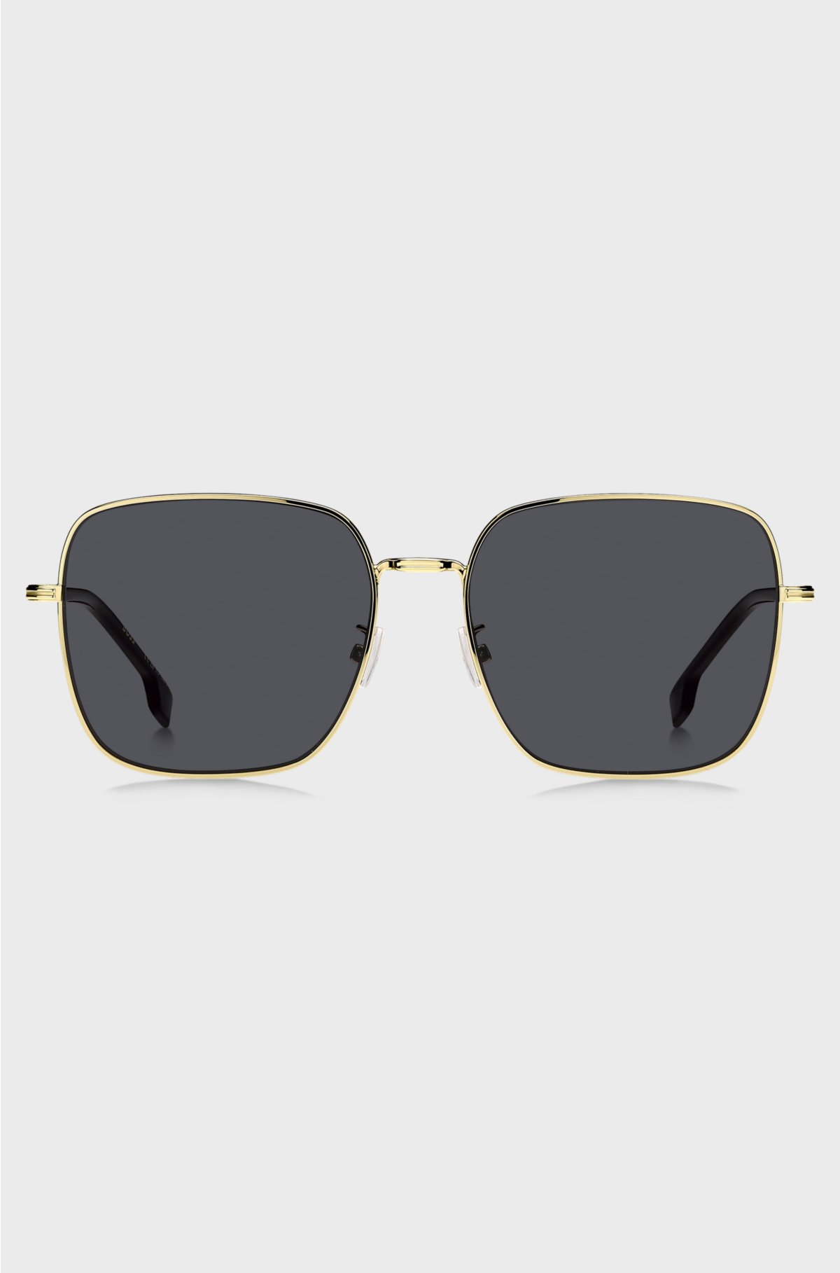 Gold-tone sunglasses with signature hardware, Gold