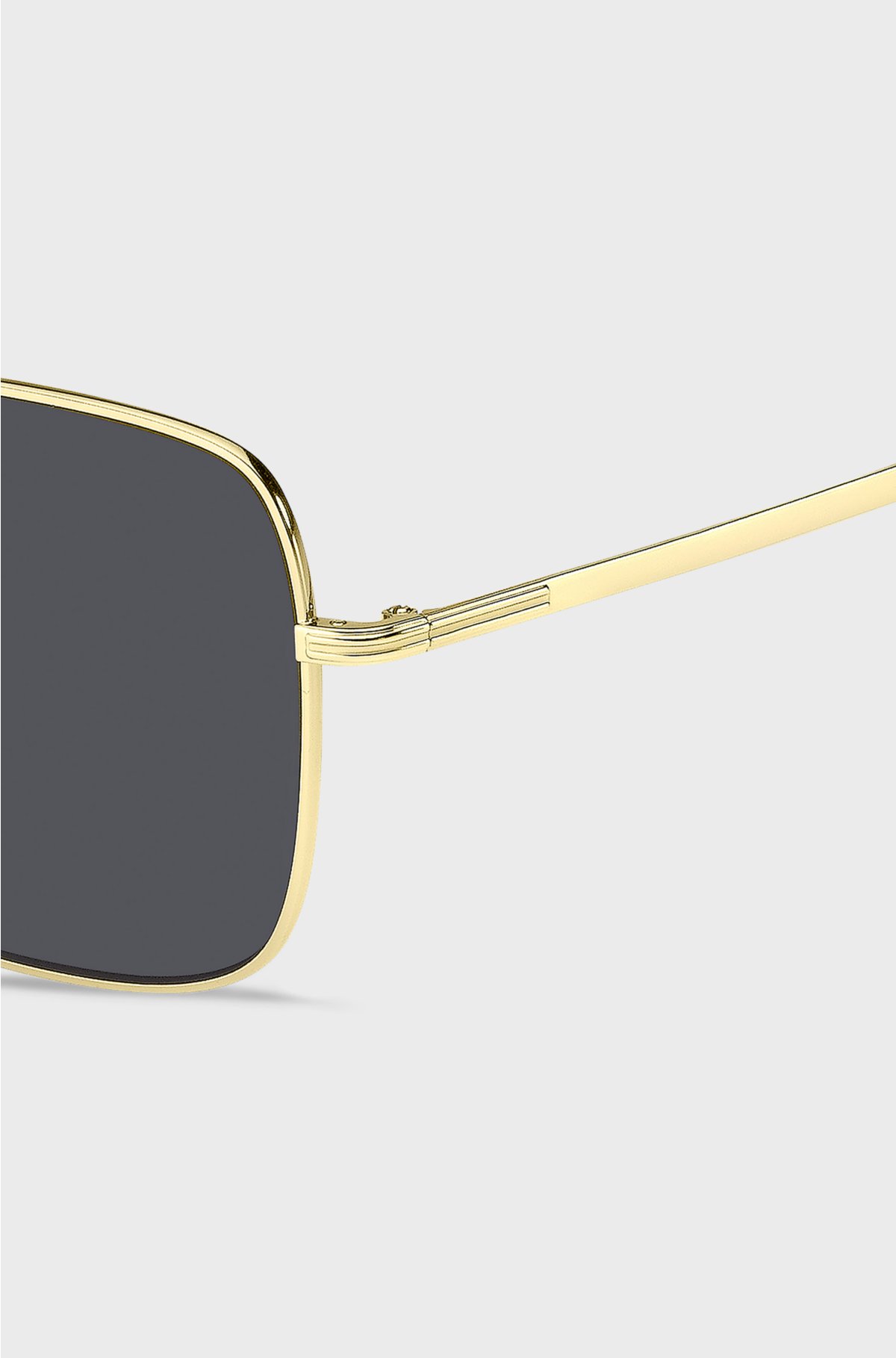 Gold-tone sunglasses with signature hardware, Gold