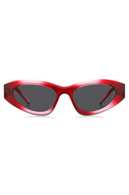 Hugo sunglasses with stacked-logo temples övrigt herr – bild 2