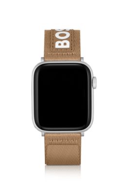 BOSS - Bracelet à rayures emblématiques pour Apple Watch