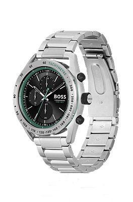 BOSS Montre chronographe avec sous cadrans et bracelet