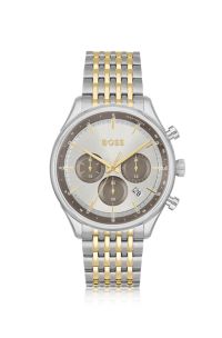 Hugo boss store 2 tone watch