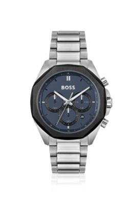 Hugo boss discount montre homme bleu