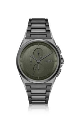 Hugo boss 2025 khaki watch