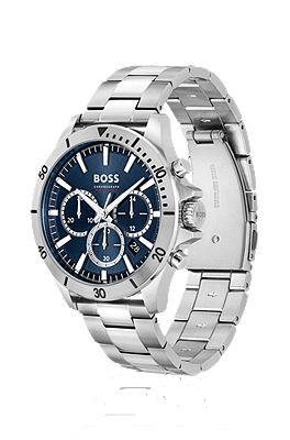 Hugo boss best sale blue chronograph watch