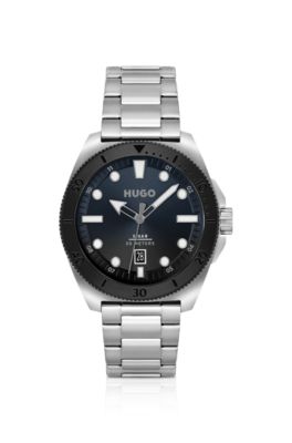 シルバートーンウォッチ リンクブレスレット, シルバー