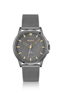 Hugo boss watch mesh new arrivals