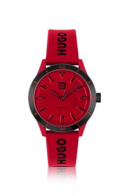 Hugo boss black and red watch hotsell