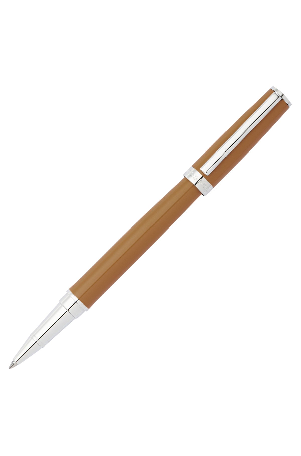 Rollerball pen with camel lacquer finish, Light Brown