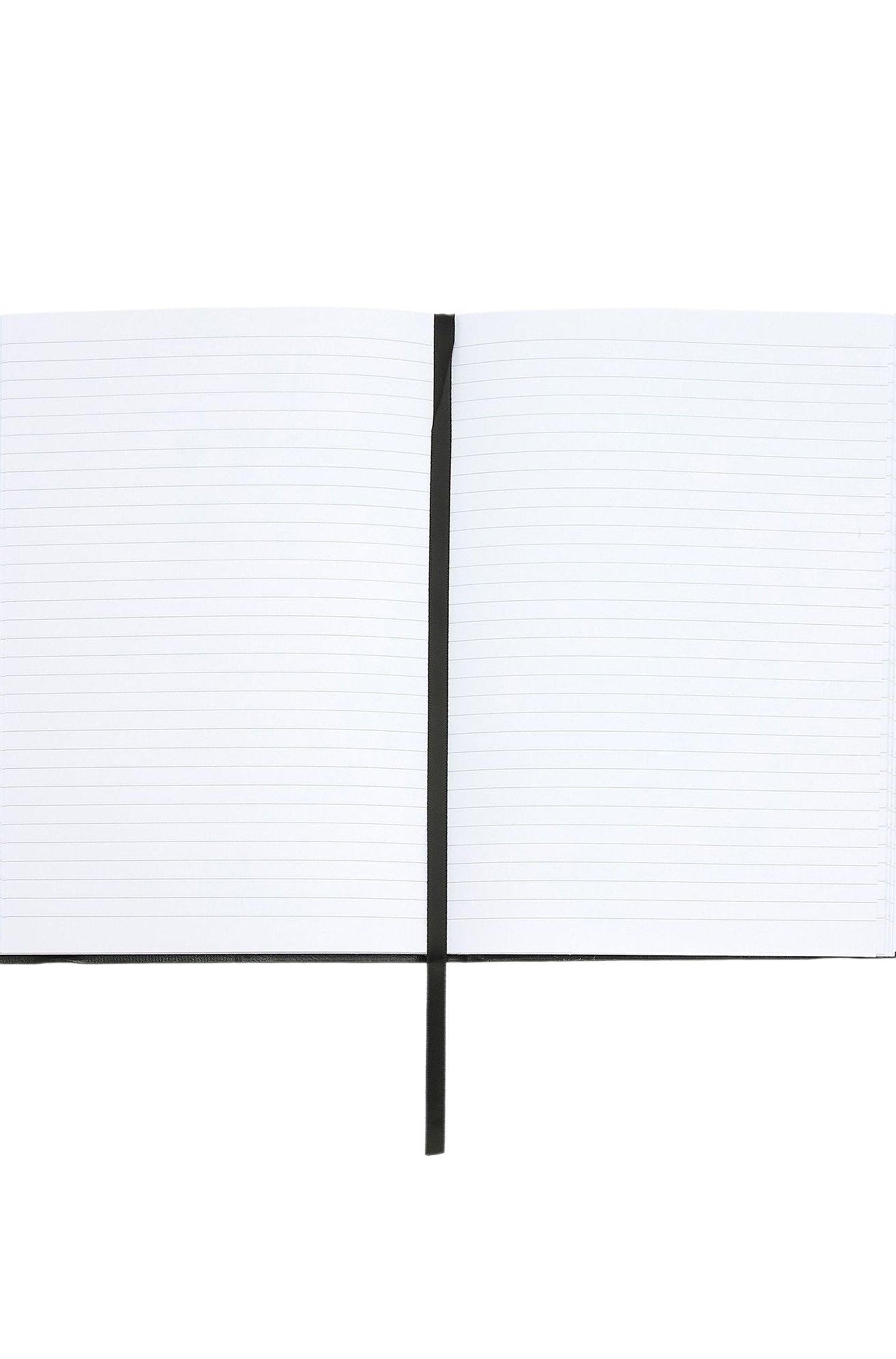 Boss faux-leather A5 notebook with signature-stripe strap plånböcker & korthållare dam – bild 2