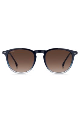 Boss Blue-acetate sunglasses with gradient effect flugor herr – bild 2