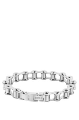 BOSS - Bike-chain-inspired cuff with branded closure