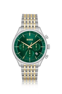 Hugo boss watch on sale two tone