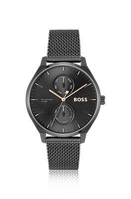 Hugo boss watch deals mesh strap