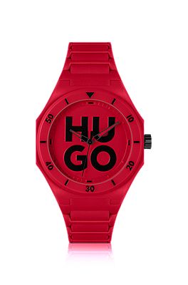 Hugo boss hot sale watches red