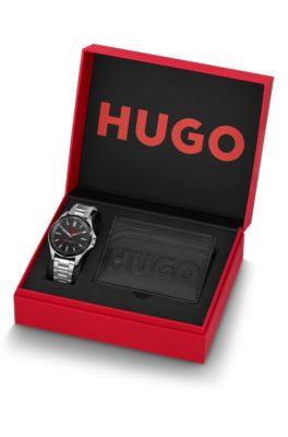 Hugo boss watch wallet on sale set