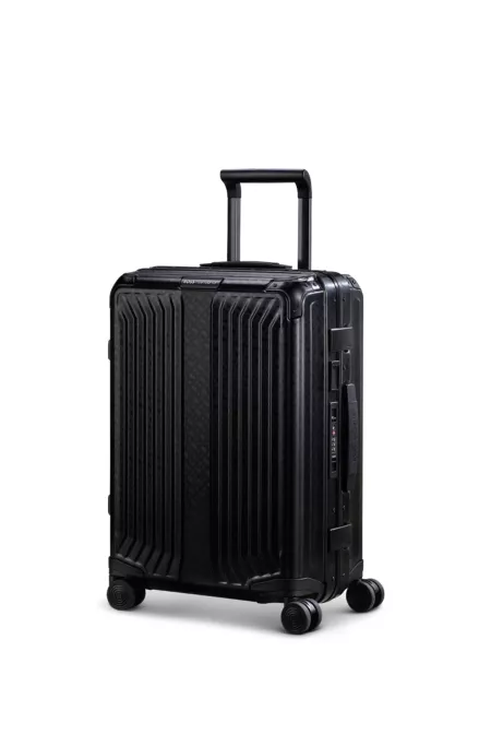 BOSS | Samsonite anodized aluminium cabin-size suitcase