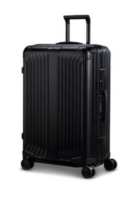 Valise BOSS | Samsonite 71 l en aluminium anodisé, Noir