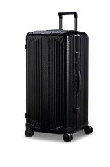 BOSS | Samsonite 106L trunk suitcase in anodised aluminium, Black