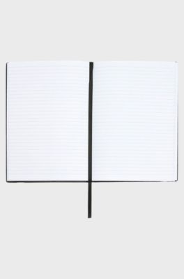 Coffret avec carnet&nbsp;A5 et stylo-roller camel, Marron