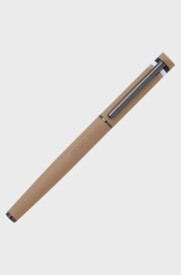 Camel A5 notebook and rollerball pen set, Brown
