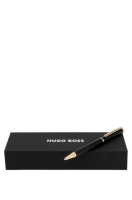 골드톤 액센트 매트 블랙 볼펜, 블랙