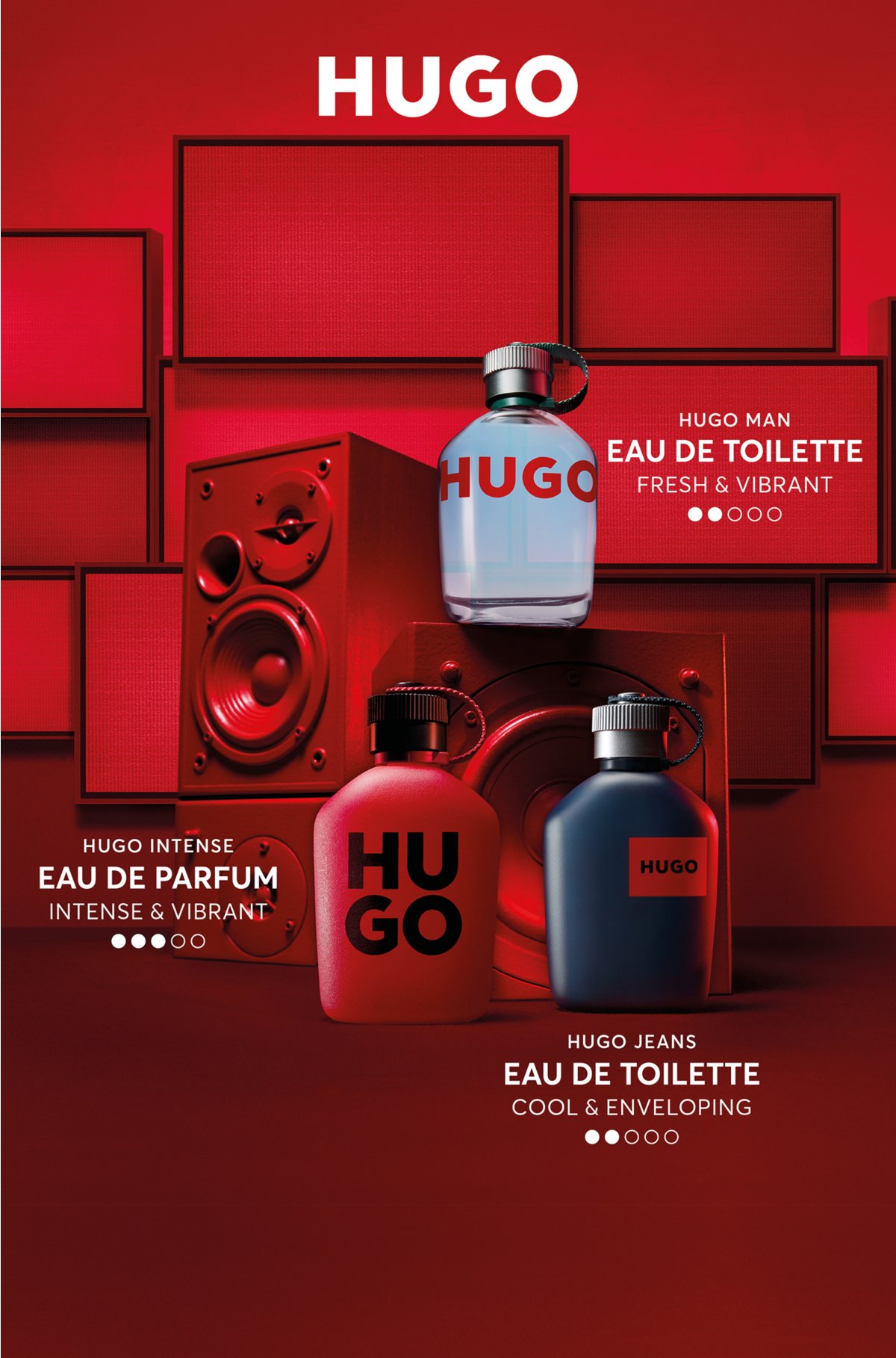 HUGO Intense eau de parfum 125ml, Assorted-Pre-Pack