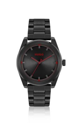 Black and red hugo boss watch hotsell