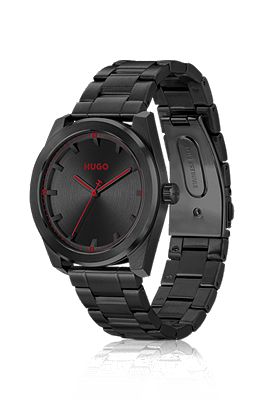 Hugo boss watch on sale bracelet