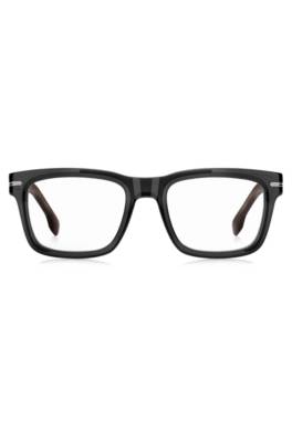 Grey-acetate optical frames with patterned end-tips 1